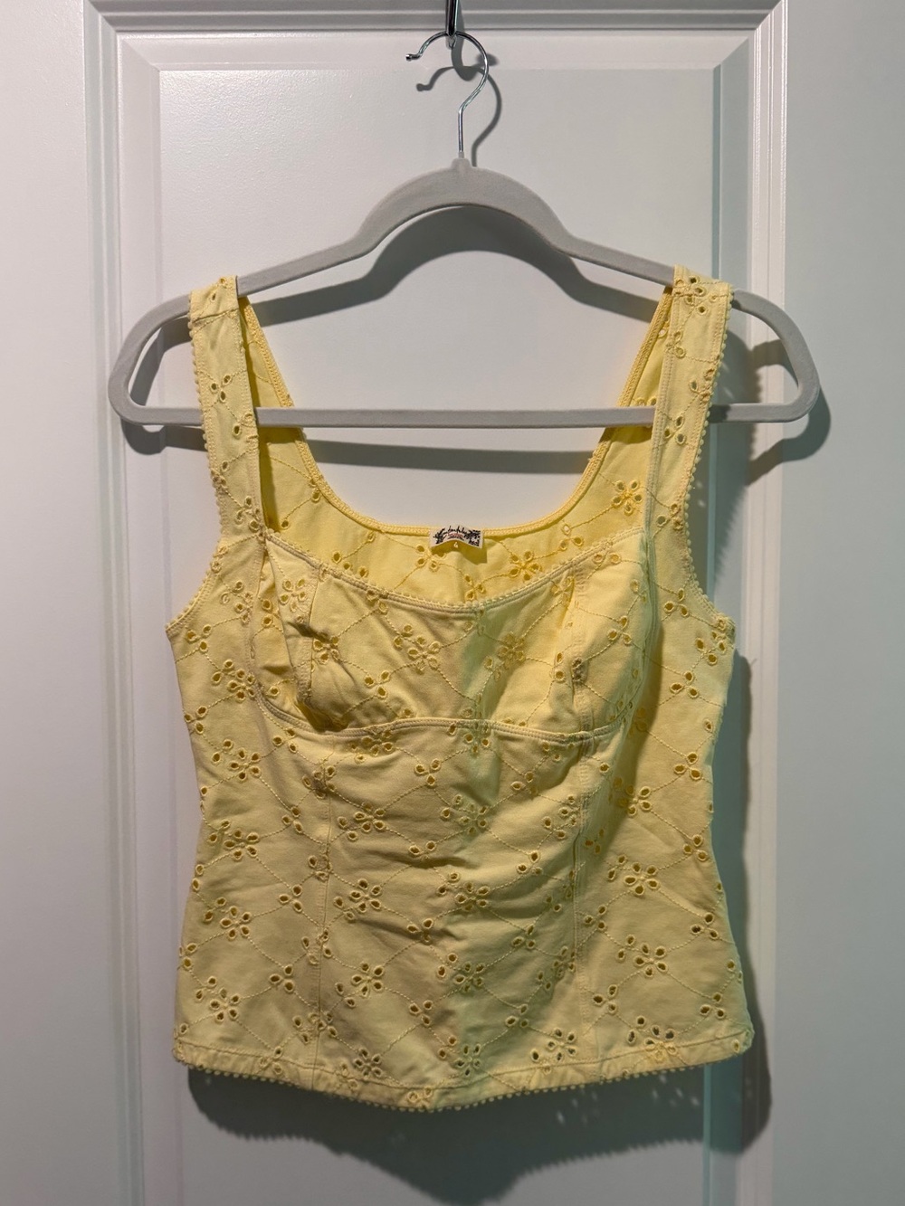 Free People Full Bloom Cotton Eyelet Cami